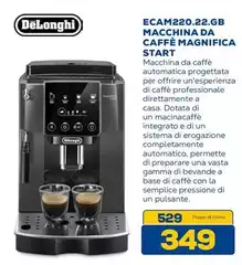 De Longhi - Ecam220.22.gb Macchina Da Caffè Magnifica Start