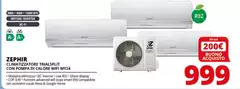 Zephir - Climatizzatore Trialsplit Con Pompa Di Calore Wifi MY24