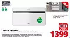 Olimpia Splendid - Condizionatori Senza Unità Esterna Unico Next-F 8 HP PVA