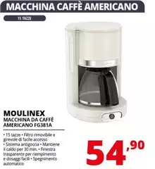 Moulinex - FG381A CAFFETTIERA AMERICANA SOLEIL