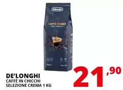 De Longhi - Caffè In Chicchi Selezione Crema 1 Kg