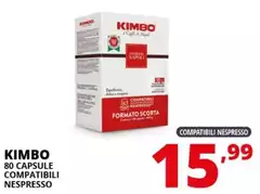 Kimbo - 80 Capsule Compatibili Nespresso 
