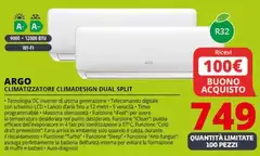 Argo - Climatizzatore Climadesign Dual Split