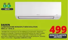 Daikin - Climatizzatore Monosplit New Evolution ARXC-D + ATXC-D