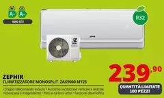 Zephir - Climatizzatore Monosplit ZAX9000 MY25