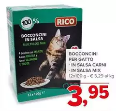 Rico - Bocconcini Per Gatto In Salsa Carni