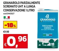 Granarolo - Parzialmente Scremato UHT A Lunga Conservazione