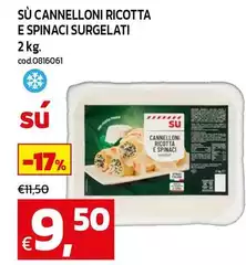 Su - Cannelloni Ricotta E Spinaci rgelati