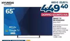 Smart Tv HN-65VA3WSG