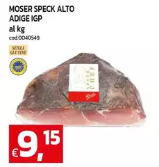 Moser -  Speck Alto Adige IGP