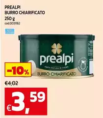 Prealpi - Burro Chiarificato Prealpi - Burro Chiarificato