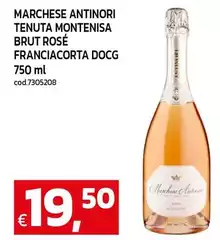 Franciacorta - Marchese Antinori Tenuta Montenisa Brut Rose