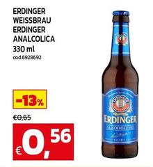 Erdinger weissbrau - Weissbrau Ardinger Analcolica