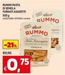 Rummo - Pasta Di Semola Formati Assortiti