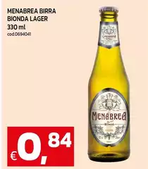 Menabrea - Birra Bionda Lager