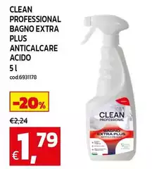 Professional Bagno Extra Plus Anticalcare Acido Professional Bagno Extra Plus Anticalcare Acido