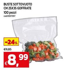 Buste Sottovuoto Cm 25x35 Goffrate Buste Sottovuoto Cm 25x35 Goffrate