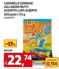 Caramelle Gommose Agli Aromi Frutti Assortiti