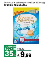 Spuma di Sciampagna - Detersivo In Polvere Per Lavatrice