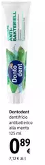 Dontodent - Dentifricio Antibatterico Alla Menta 125 Ml
