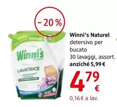 Winni'S Naturel - Detersivo Per Bucato 30 Lavaggi, Assort.