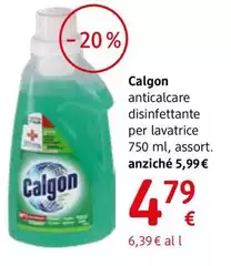 Calgon - Anticalcare Disinfettante Per Lavatrice 750 Ml, Assort.