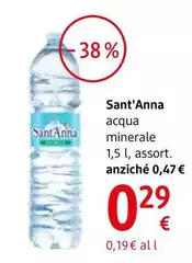 Sant'Anna - Acqua Minerale 1,5 L, Assort.