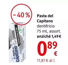 Pasta Del Capitano - Dentifricio 75 Ml, Assort.