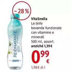 Vitasnella - Le Linfe Bevanda Funzionale Con Vitamine E Minerali 500 Ml, Assort.