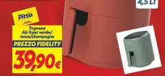 Tognana -  Air Fryer Verde/Rossa/Champagne
