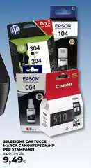 HP - Selezione Cartucce Marca Canon/Peson/Hp Per Stampanti