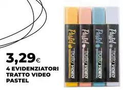 Tratto - 4 Evidenziatori  Video Pastel