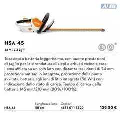 Tosasiepi A Batteria Leggerissimo