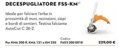 Decespugliatore Fss-Km Decespugliatore Fss-Km