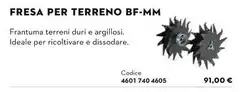 Fresa Per Terreno Bf-Mm