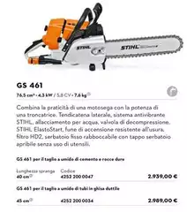 Stihl - Gs 461