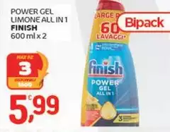 Finish - Power Gel Limone All In 1