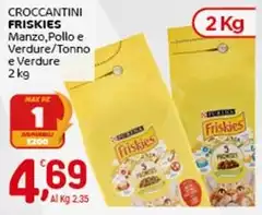 Friskies - Croccantini Manzo, Pollo E Verdure
