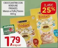 Friskies - Croccantini Con Verdure Manzo E Pollo/Tonno