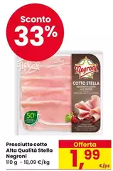 Negroni - Prosciutto Cotto Alta Qualità Stella