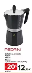 Pedrini - Caffettiera Antiracite