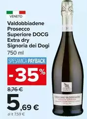 Valdobbiadene -  Prosecco Superiore DOCG Extra Dry Signoria Dei Dogi