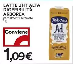 Arborea - Latte UHT Alta Digeribilità