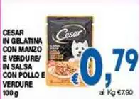Cesar - In Gelatina Con Manzo E Verdure/ In Salsa Con Pollo E Verdure
