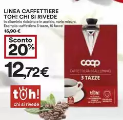 Coop - Linea Caffettiere Toh! Chi Si Rivede