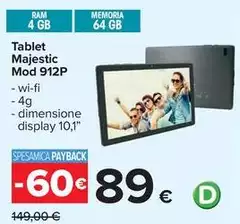 Majestic - Tablet Mod 912P