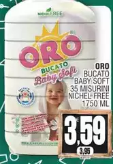 Scelta oro - Bucato Baby Soft 35 Misurini Nichel Free