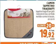 Camon - Tappetino Tiragraffi
