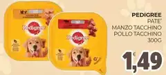 Pedigree - Pate' Manzo Tacchino Pollo Tacchino