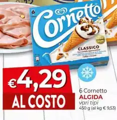 Algida - 6 Cornetto